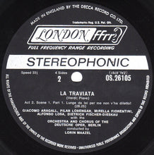 Load image into Gallery viewer, Verdi*, Lorengar*, Aragall*, Fischer-Dieskau*, Maazel*, Deutsche Oper Berlin* : La Traviata (2xLP + Box)