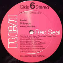 Load image into Gallery viewer, Handel*, John Shirley-Quirk, Alexander Young, Saramae Endich, Patricia Brooks, Vienna Volksoper Orchestra*, Vienna Jeunesse Chorus*, Stephen Simon (2) : Solomon (3xLP + Box)