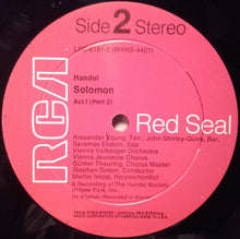 Load image into Gallery viewer, Handel*, John Shirley-Quirk, Alexander Young, Saramae Endich, Patricia Brooks, Vienna Volksoper Orchestra*, Vienna Jeunesse Chorus*, Stephen Simon (2) : Solomon (3xLP + Box)
