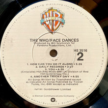 Laden Sie das Bild in den Galerie-Viewer, The Who : Face Dances (LP, Album, Los)