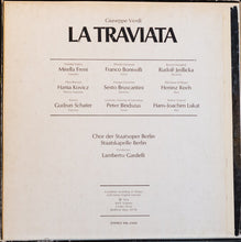 Load image into Gallery viewer, Giuseppe Verdi, Mirella Freni, Franco Bonisolli, Sesto Bruscantini, Staatskapelle Berlin, Lamberto Gardelli : La Traviata (3xLP + Box)