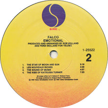 Laden Sie das Bild in den Galerie-Viewer, Falco : Emotional (LP, Album, SRC)
