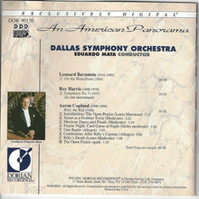Laden Sie das Bild in den Galerie-Viewer, Bernstein* • Harris* • Copland* — Dallas Symphony Orchestra / Eduardo Mata : An American Panorama (CD)