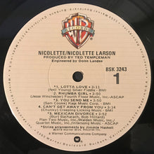 Load image into Gallery viewer, Nicolette Larson : Nicolette (LP, Album, Jac)