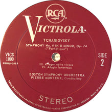 Load image into Gallery viewer, Tchaikovsky* - Pierre Monteux Conducting The Boston Symphony Orchestra : Symphony No.6 "Pathétique" (LP, RE)