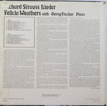 Load image into Gallery viewer, Richard Strauss, Felicia Weathers With Georg Fischer : Richard Strauss Lieder (LP)