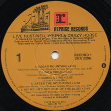 Load image into Gallery viewer, Neil Young & Crazy Horse : Live Rust (2xLP, Album, Win)