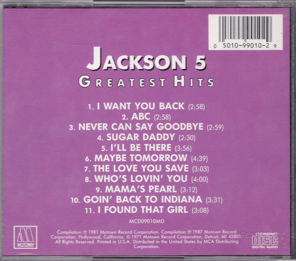 Buy The Jackson 5 : Greatest Hits (CD, Comp) Online for a great