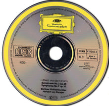 Load image into Gallery viewer, Ludwig van Beethoven / Berlin Philharmonic Orchestra* / Herbert von Karajan : Symphonies Nos. 2 & 7 (CD, Comp, RM, PDO)