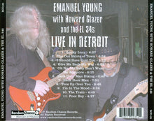 Load image into Gallery viewer, Emanuel Young (2) ,With Howard Glazer And The El 34s : Live In Detroit (CD, Album)