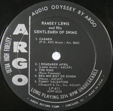 Charger l'image dans la galerie, The Ramsey Lewis Trio : Ramsey Lewis And His Gentlemen Of Swing (LP, Album, RE, Bla)