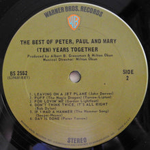 Load image into Gallery viewer, Peter, Paul And Mary* : The Best Of Peter, Paul And Mary: (Ten) Years Together (LP, Comp, Gat)