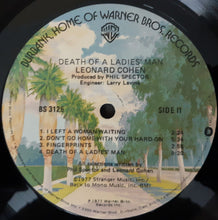 Load image into Gallery viewer, Leonard Cohen : Death Of A Ladies' Man (LP, Album, Los)
