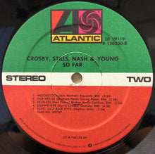 Laden Sie das Bild in den Galerie-Viewer, Crosby, Stills, Nash & Young : So Far (LP, Comp, Club, RE, Ind)