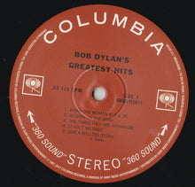 Laden Sie das Bild in den Galerie-Viewer, Bob Dylan : Bob Dylan's Greatest Hits (LP, Comp, RE, 180)
