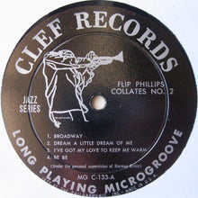 Laden Sie das Bild in den Galerie-Viewer, Flip Phillips : Collates No. 2 (10", Album, Mono)