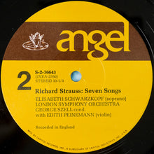 Load image into Gallery viewer, Elisabeth Schwarzkopf, George Szell Conducting Richard Strauss / Mozart* / London Symphony Orchestra : Seven Songs / Four Concert Arias (LP, Album)