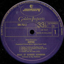 Load image into Gallery viewer, Bernard Herrmann : Bernard Herrmann's Music From Alfred Hitchcock's "Vertigo" (LP, Album, RE)