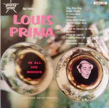Laden Sie das Bild in den Galerie-Viewer, Louis Prima : In All His Moods (LP, Album, Comp, Mono)