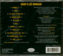 Laden Sie das Bild in den Galerie-Viewer, Lee Morgan : Here's Lee Morgan (CD, Album, Mono, RE, RM)