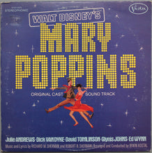 Load image into Gallery viewer, Various : Mary Poppins (Original Cast Sound Track) (LP, Album, RE, All)