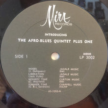 Charger l'image dans la galerie, The Afro Blues Quintet Plus One : Introducing (LP, Album, Mono)