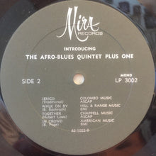 Charger l'image dans la galerie, The Afro Blues Quintet Plus One : Introducing (LP, Album, Mono)