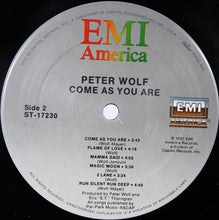 Load image into Gallery viewer, Peter Wolf : Come As You Are (LP, Album, SRC)