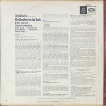 Charger l'image dans la galerie, Christa Ludwig : The Shepherd On The Rock And Other Songs With Chamber Accompaniment (LP, Album)