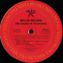Load image into Gallery viewer, Willie Nelson : The Sound In Your Mind (LP, Album, Ter)