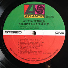 Load image into Gallery viewer, Aretha Franklin : Aretha's Greatest Hits (LP, Comp)