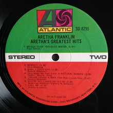Load image into Gallery viewer, Aretha Franklin : Aretha's Greatest Hits (LP, Comp)