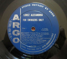 Laden Sie das Bild in den Galerie-Viewer, Lorez Alexandria : For Swingers Only (LP, Album)