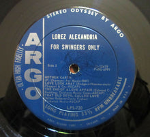 Laden Sie das Bild in den Galerie-Viewer, Lorez Alexandria : For Swingers Only (LP, Album)