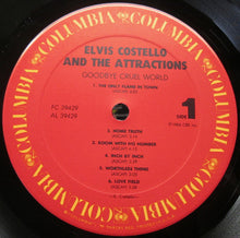 Load image into Gallery viewer, Elvis Costello And The Attractions* : Goodbye Cruel World (LP, Album, Car)