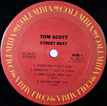 Load image into Gallery viewer, Tom Scott : Street Beat (LP, Album, Ter)
