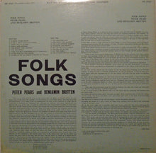 Laden Sie das Bild in den Galerie-Viewer, Peter Pears, Benjamin Britten : Folk Songs (LP)