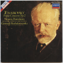 Laden Sie das Bild in den Galerie-Viewer, Tchaikovsky*, Victoria Postnikova, Vienna Symphony Orchestra*, Gennadi Rozhdestvensky : Piano Concerto No. 2 (CD, Album)