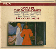 Load image into Gallery viewer, Sibelius*, Boston Symphony Orchestra, Sir Colin Davis : The 7 Symphonies = Sämtliche Symphonien = Les 7 Symphonies, «Finlandia», «The Swan Of Tuonela», «Tapiola» (4xCD, Comp, RE, RM + Box, RE)