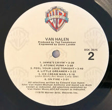 Load image into Gallery viewer, Van Halen : Van Halen (LP, Album, RE, RP, Jac)