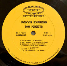 Laden Sie das Bild in den Galerie-Viewer, Pony Poindexter : Pony's Express (LP, Album)