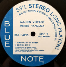 Laden Sie das Bild in den Galerie-Viewer, Herbie Hancock : Maiden Voyage (LP, Album, RE)
