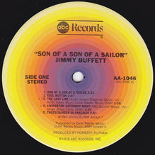 Load image into Gallery viewer, Jimmy Buffett : Son Of A Son Of A Sailor (LP, Album, Ter)
