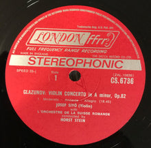 Load image into Gallery viewer, Prokofiev* / Glazunov*, Josef Sivó*, L'Orchestre De La Suisse Romande, Horst Stein : Violin Concerto No.1 In D / Violin Concerto In A Minor (LP, Album)