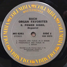 Load image into Gallery viewer, Bach* : E. Power Biggs : Bach Organ Favorites (LP, Album, RE)