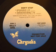 Load image into Gallery viewer, Billy Idol : Don't Stop (12", EP, Promo)