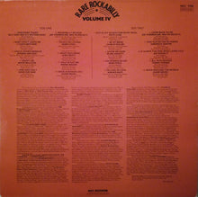 Laden Sie das Bild in den Galerie-Viewer, Various : Rare Rockabilly Volume IV (LP, Comp, RE)