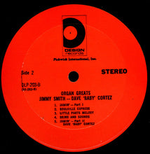 Load image into Gallery viewer, Jimmy Smith & Dave "Baby" Cortez : Organ Greats (LP, Comp)