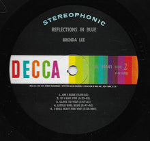 Load image into Gallery viewer, Brenda Lee : Reflections In Blue (LP, Album, Glo)