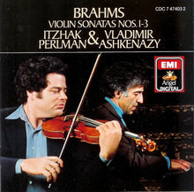 Charger l'image dans la galerie, Brahms*, Itzhak Perlman, Vladimir Ashkenazy : Violin Sonatas Nos. 1-3 (CD, Album)